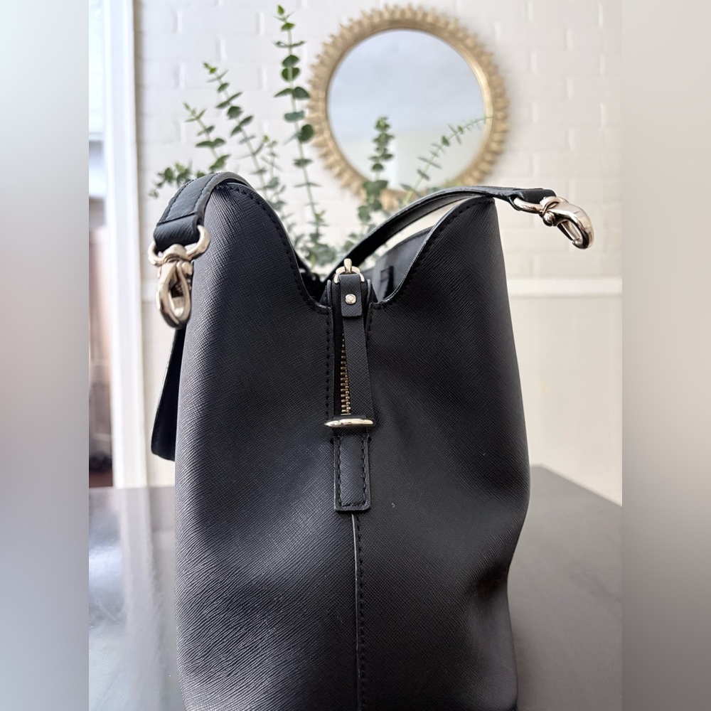 Kate Spade Black Perry Satchel Luxe Purse - Picture 3 of 4
